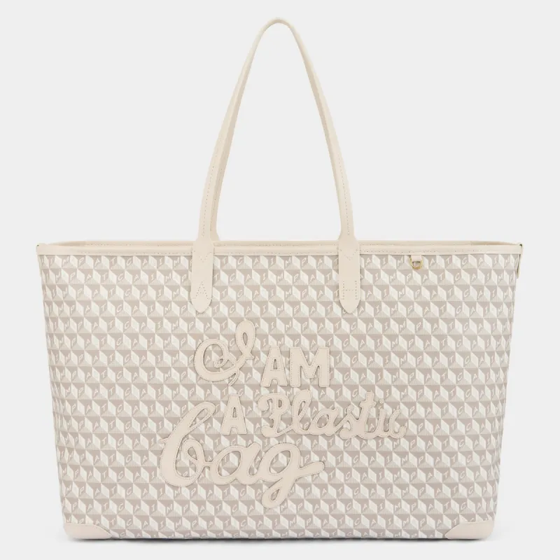I Am A Plastic Bag Zipped Motif Tote sold by Anya Hindmarch