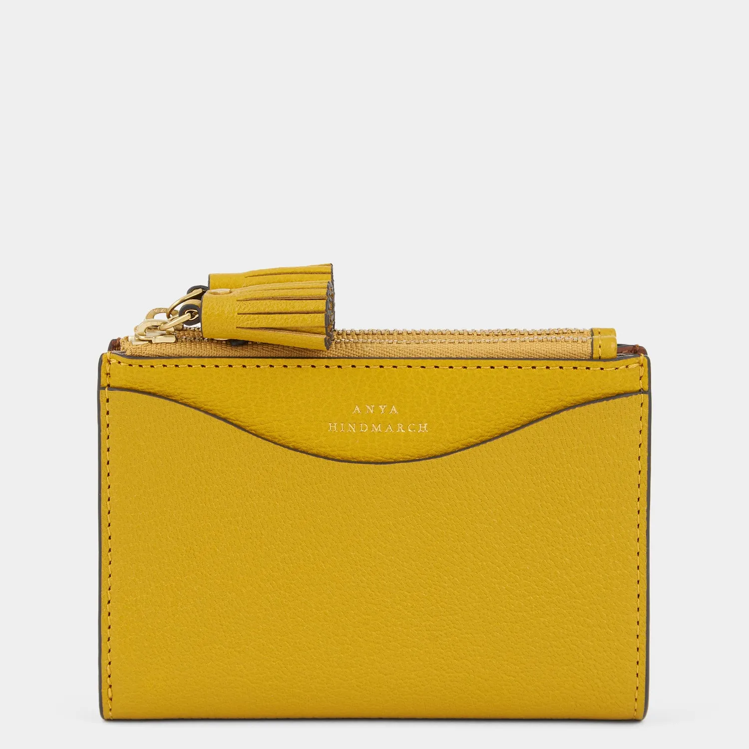 Peeping Eyes Small Double Zip Wallet sold by Anya Hindmarch