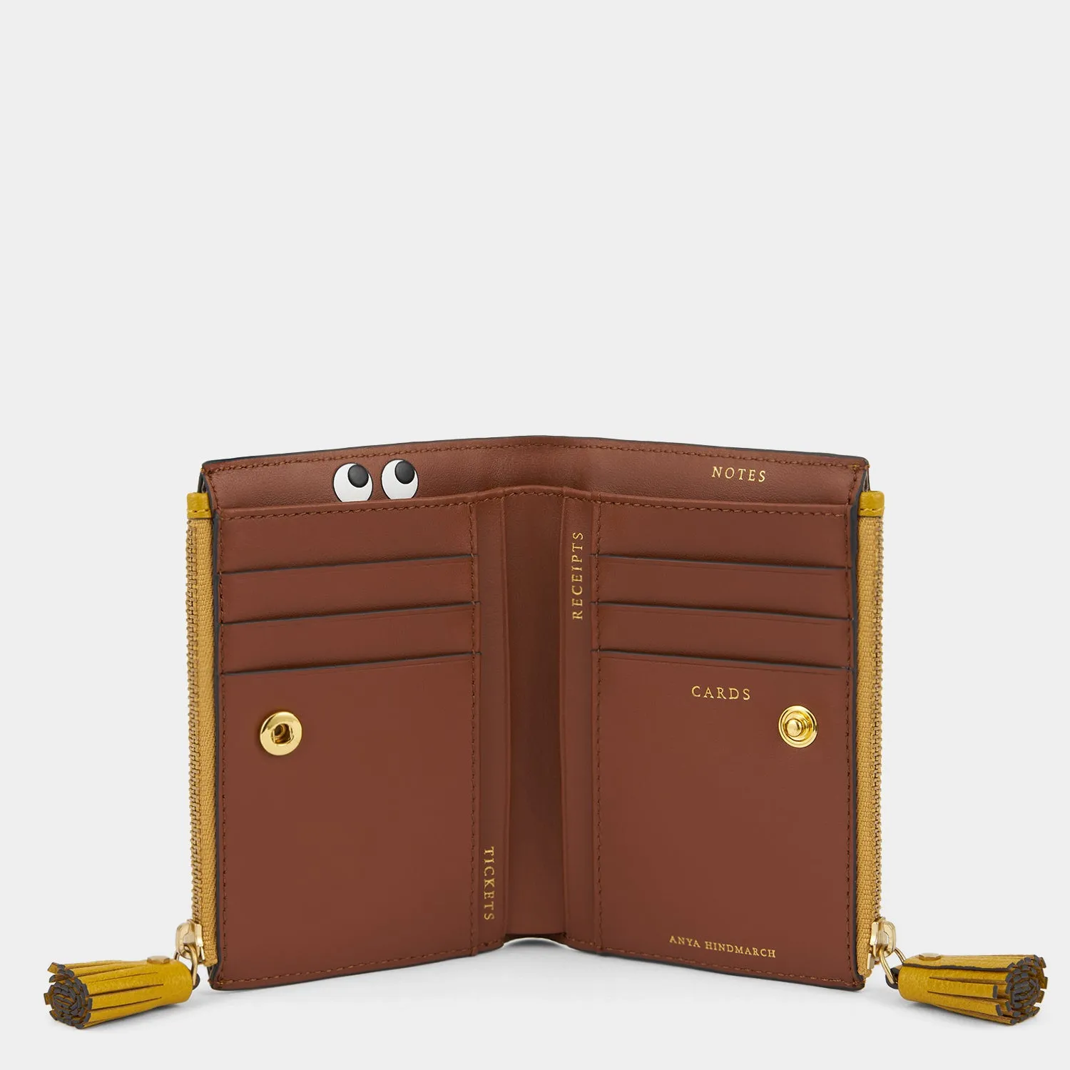 Peeping Eyes Small Double Zip Wallet sold by Anya Hindmarch product image thumbnail 2