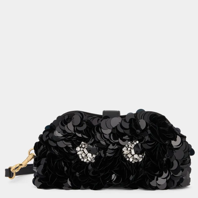 Eyes Embellished Glasses Pouch sold by Anya Hindmarch