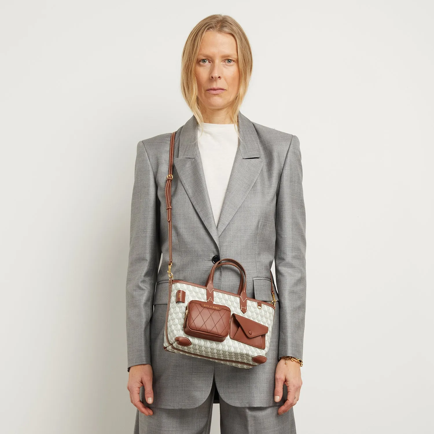 I Am A Plastic Bag XS Multi Pocket Cross-body Tote sold by Anya Hindmarch product image thumbnail 2