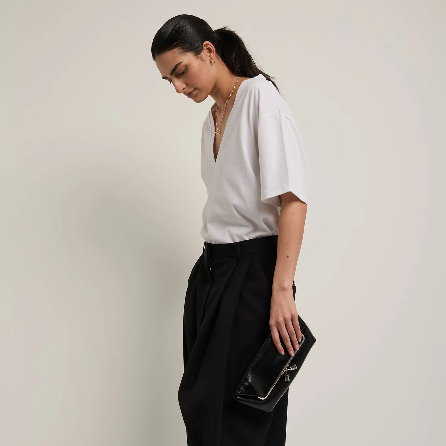 Maud Folding Tassel Clutch sold by Anya Hindmarch product image thumbnail 2