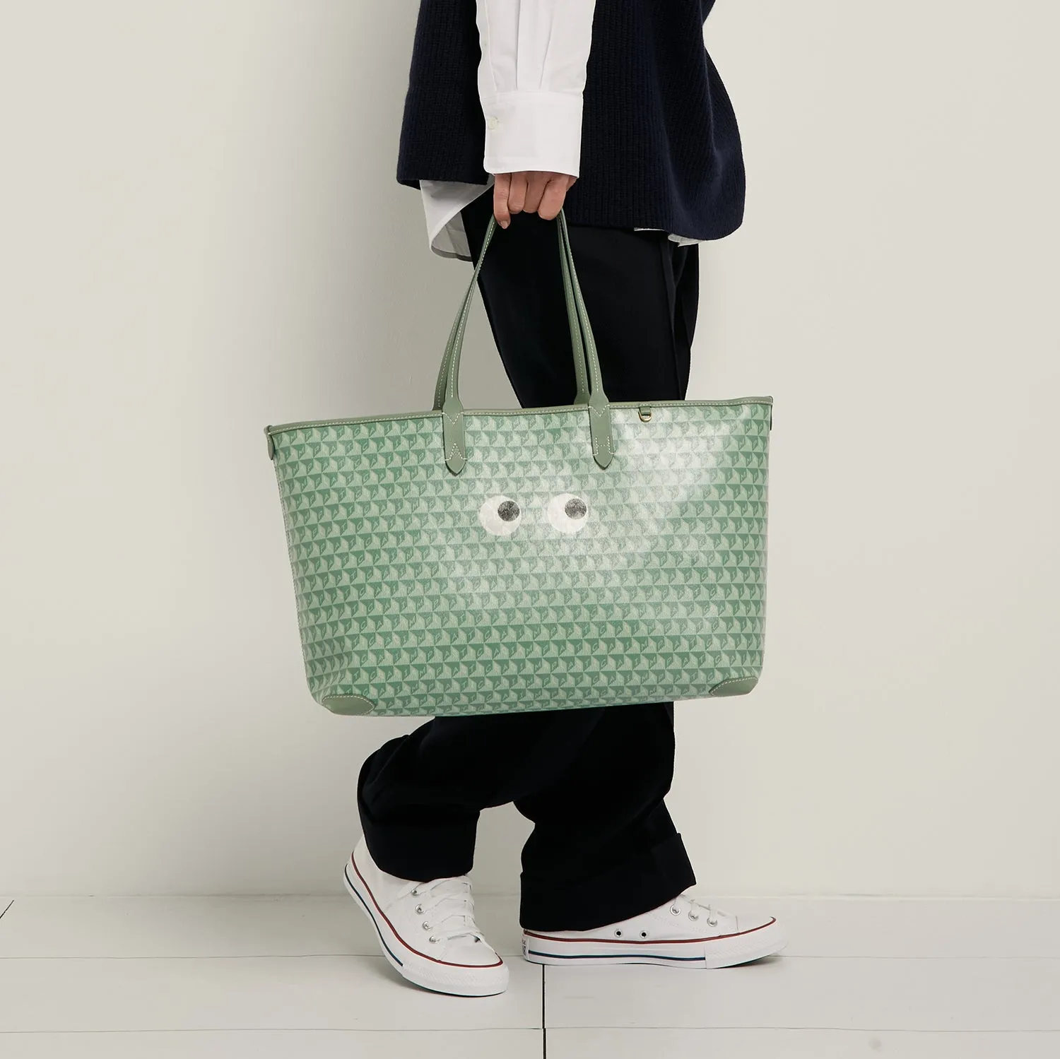 I Am A Plastic Bag Eyes Zipped Tote sold by Anya Hindmarch product image thumbnail 2