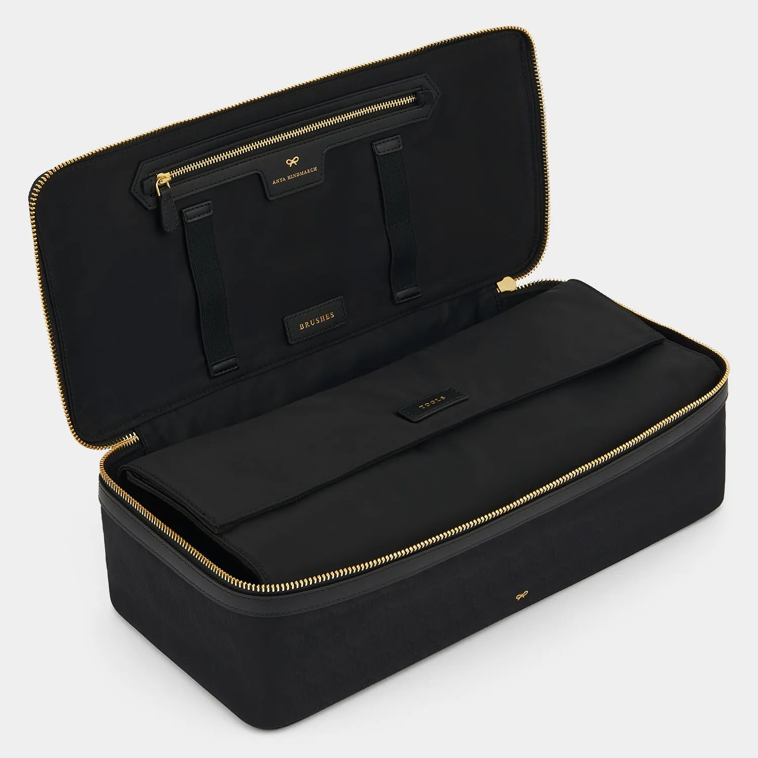 Logo Hair Kit Travel Pouch sold by Anya Hindmarch product image thumbnail 3