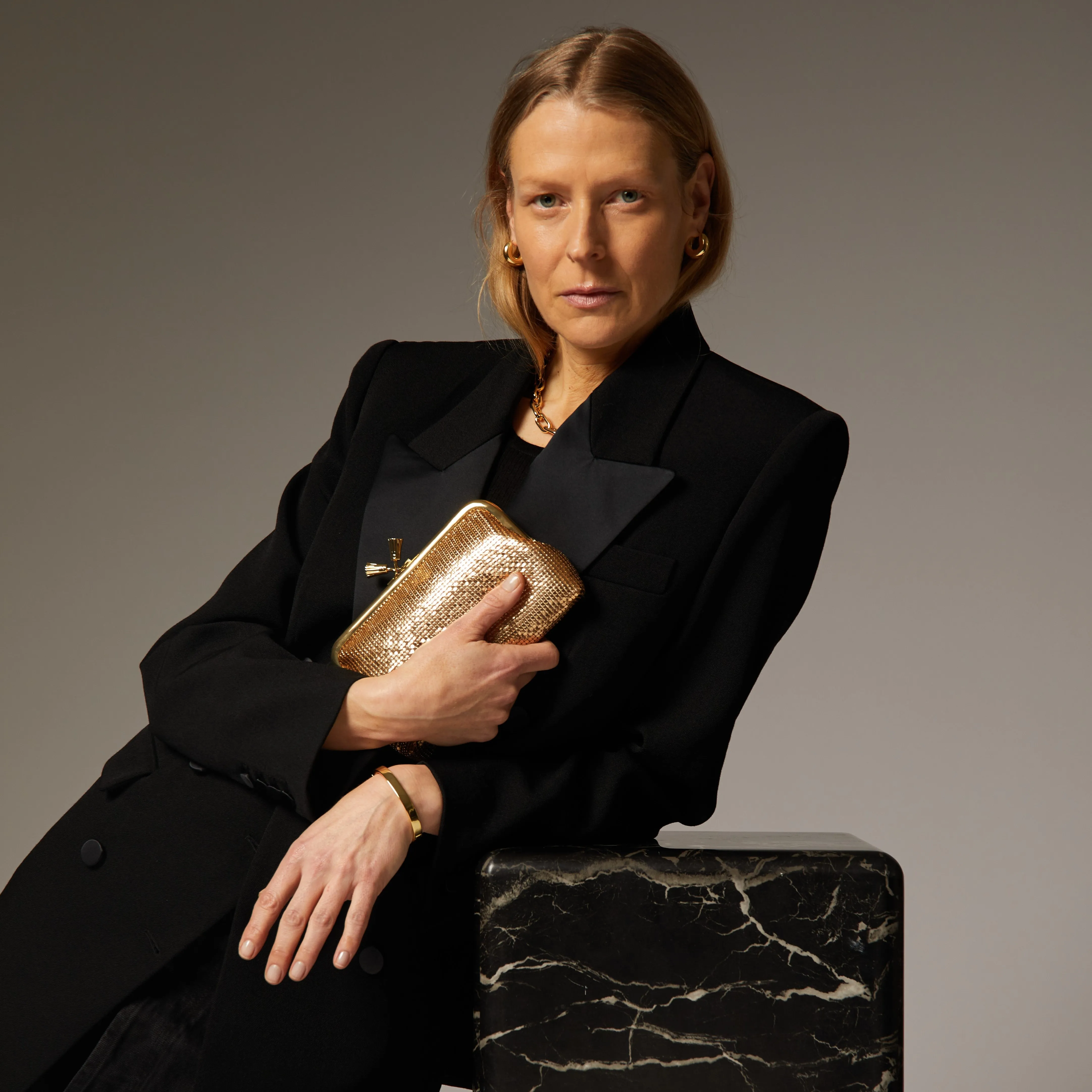 Maud Mesh Tassel Clutch sold by Anya Hindmarch product image thumbnail 2