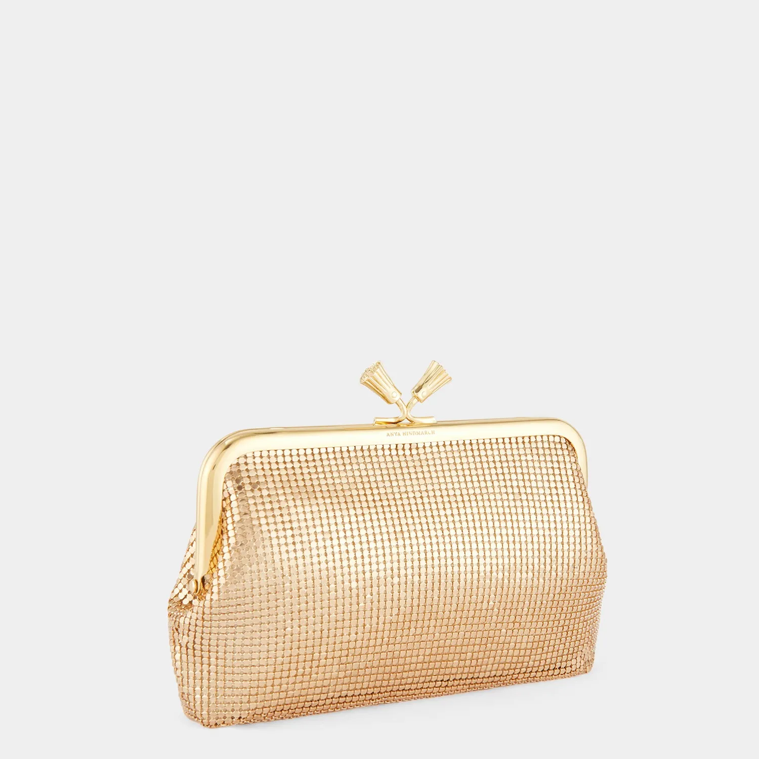 Maud Mesh Tassel Clutch sold by Anya Hindmarch product image thumbnail 3