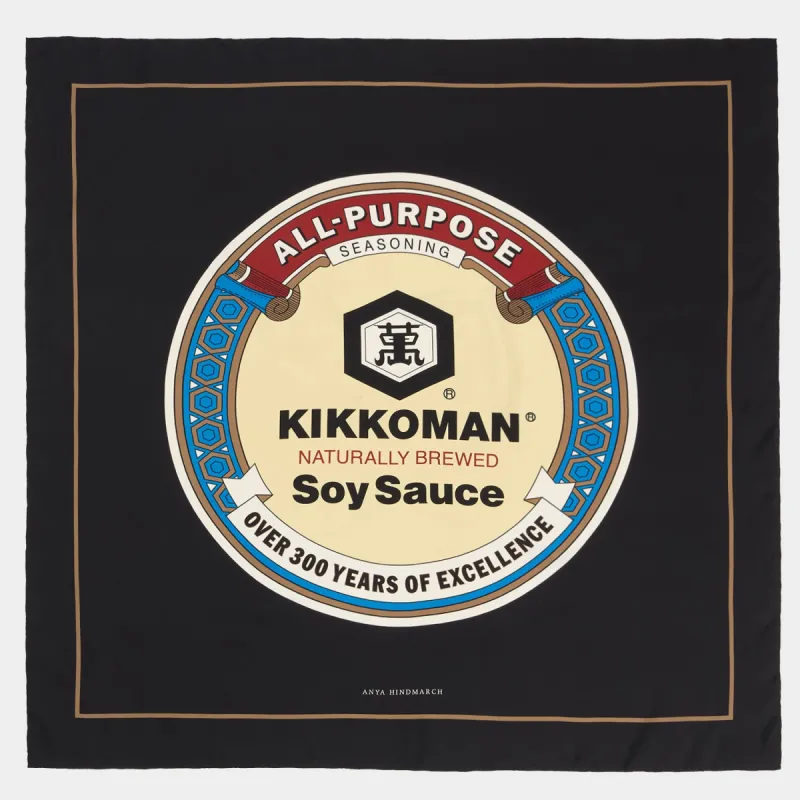 Anya Brands Kikkoman Scarf made by Anya Hindmarch