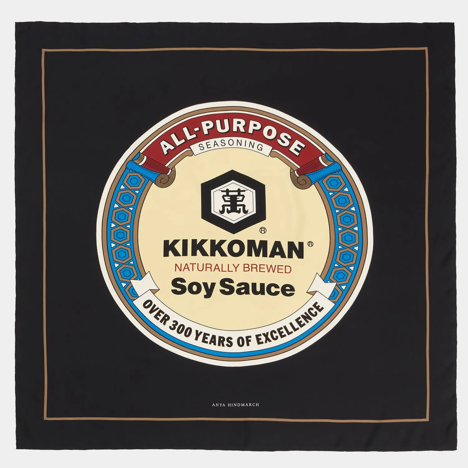 Anya Brands Kikkoman Scarf sold by Anya Hindmarch