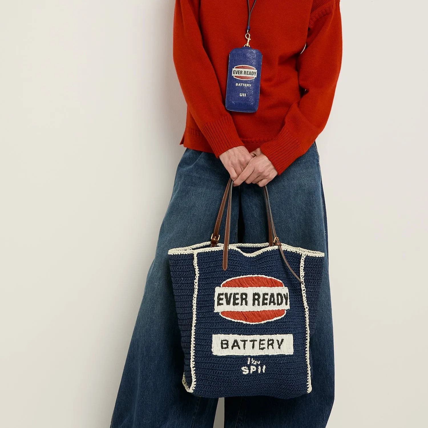 Anya Brands Ever Ready Raffia Tote sold by Anya Hindmarch product image thumbnail 2