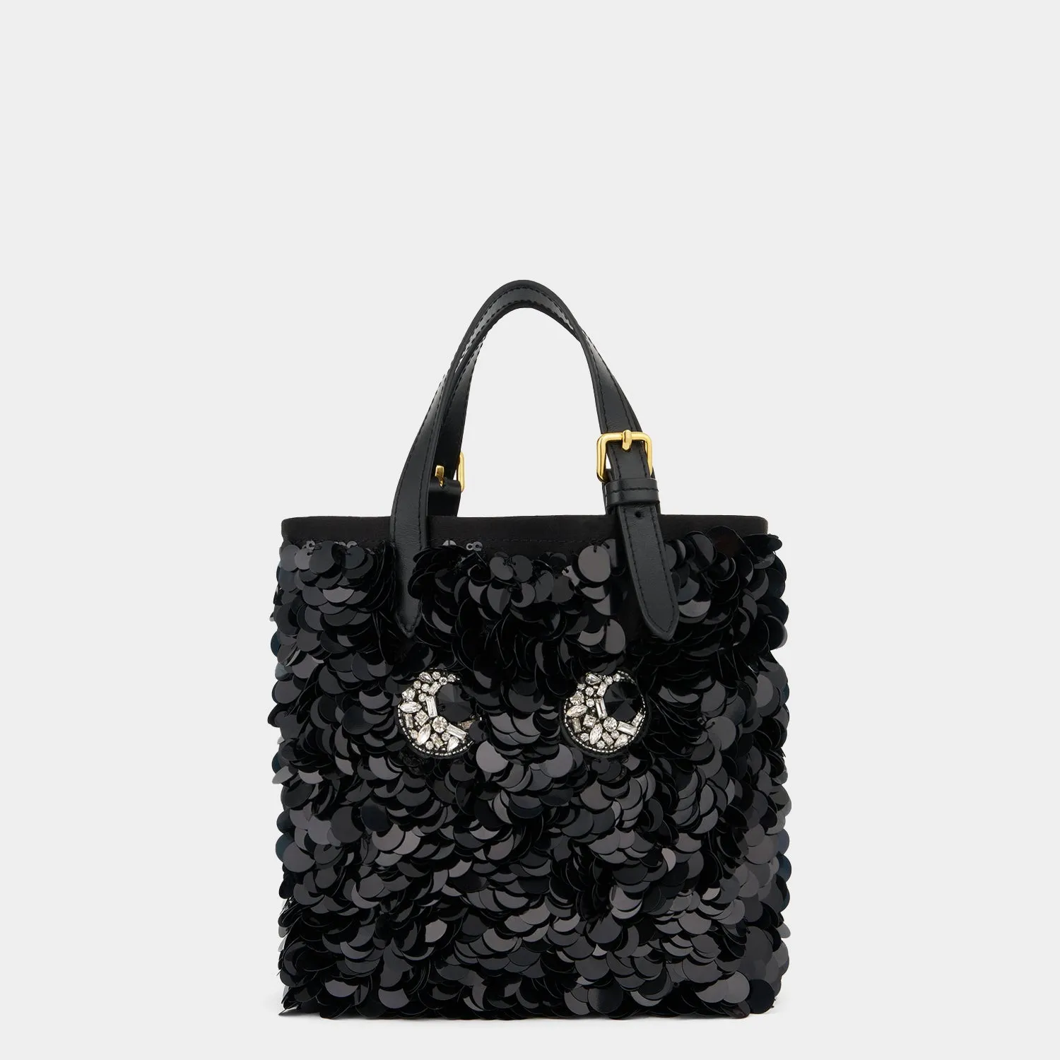Mini N/S Eyes Embellished Cross-body Tote sold by Anya Hindmarch