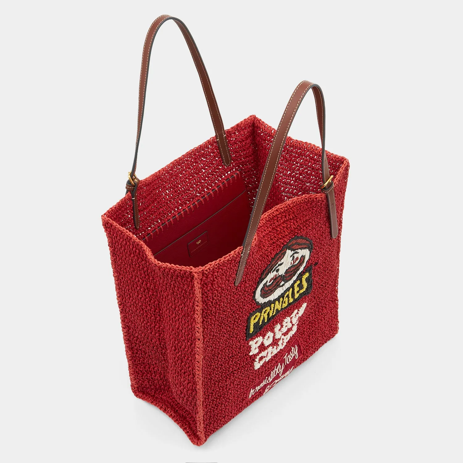 Anya Brands Pringles Raffia Tote sold by Anya Hindmarch product image thumbnail 4