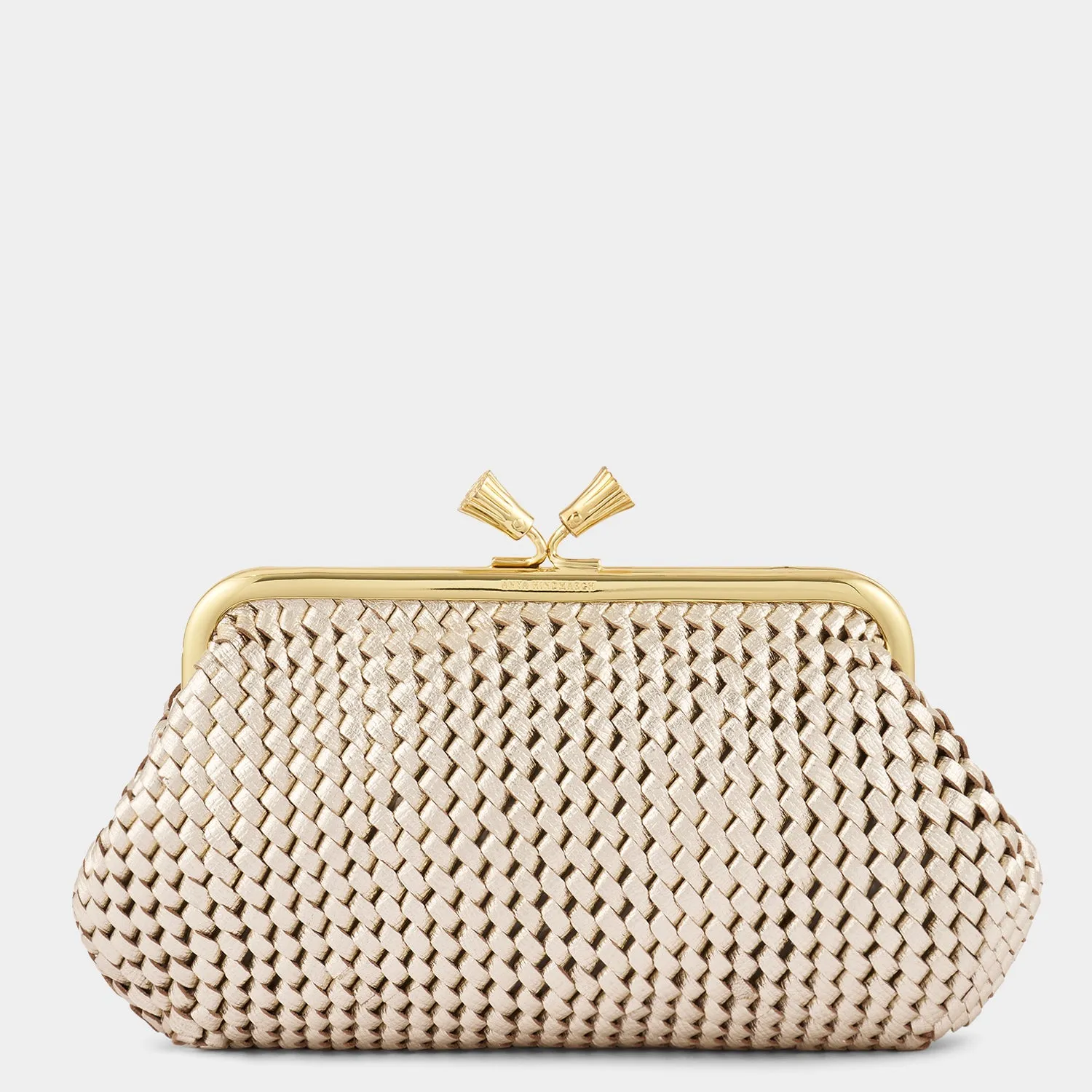 Maud Plaited Tassel Clutch sold by Anya Hindmarch