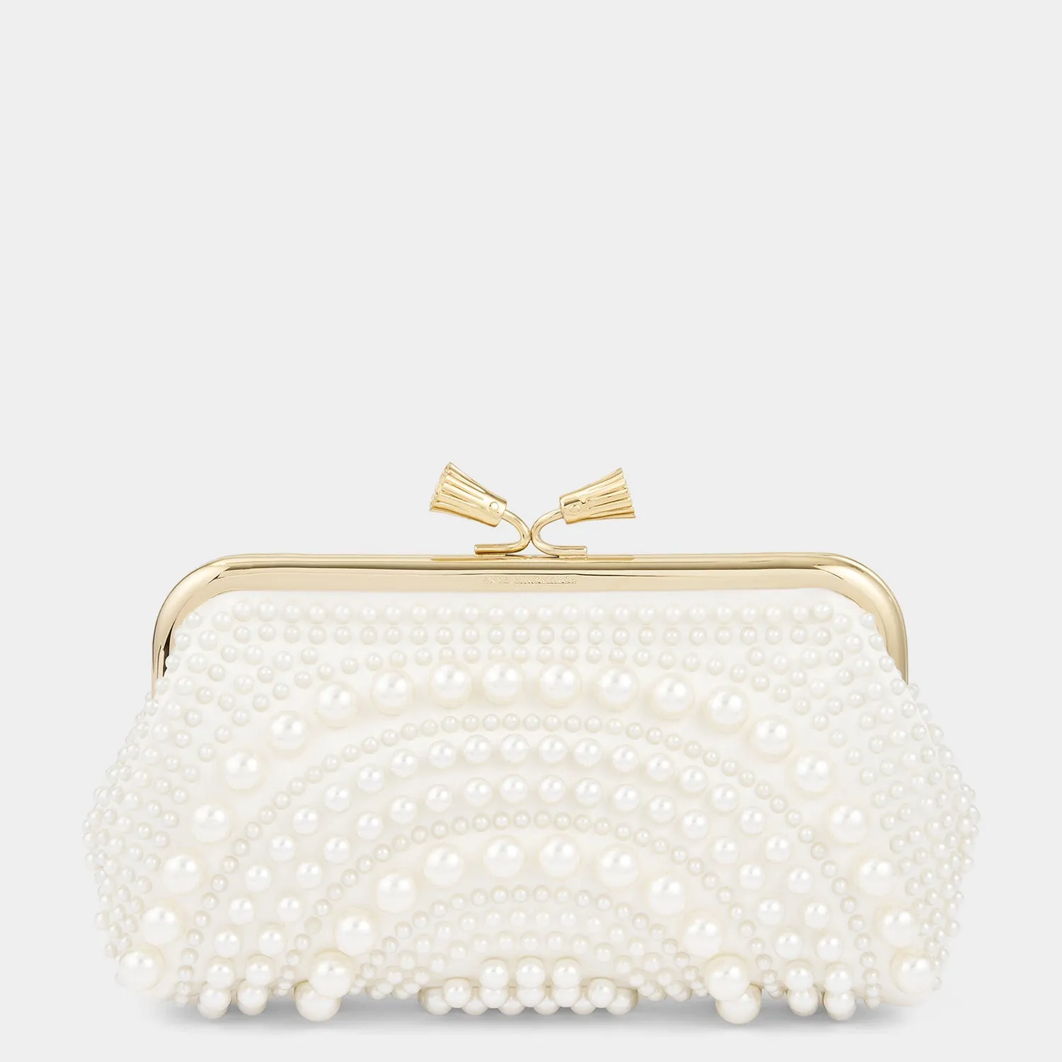 Maud Pearl Tassel Clutch sold by Anya Hindmarch