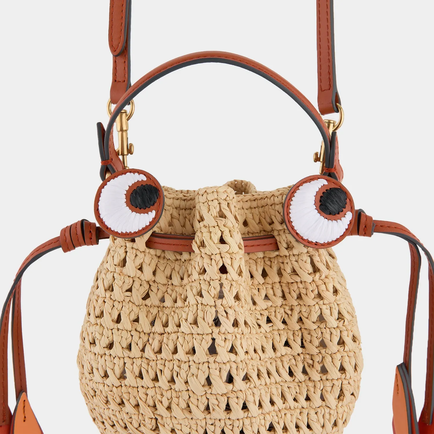 Raffia Goldfish Mini Cross-body sold by Anya Hindmarch product image thumbnail 4