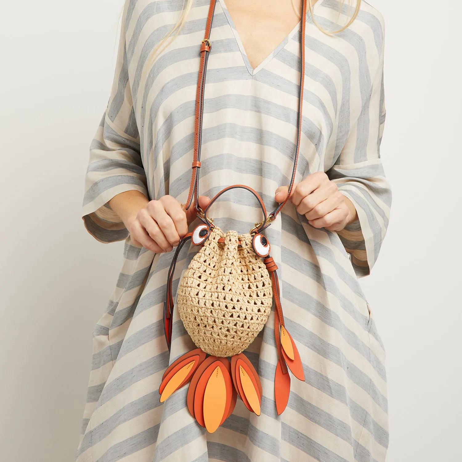 Raffia Goldfish Mini Cross-body sold by Anya Hindmarch product image thumbnail 2