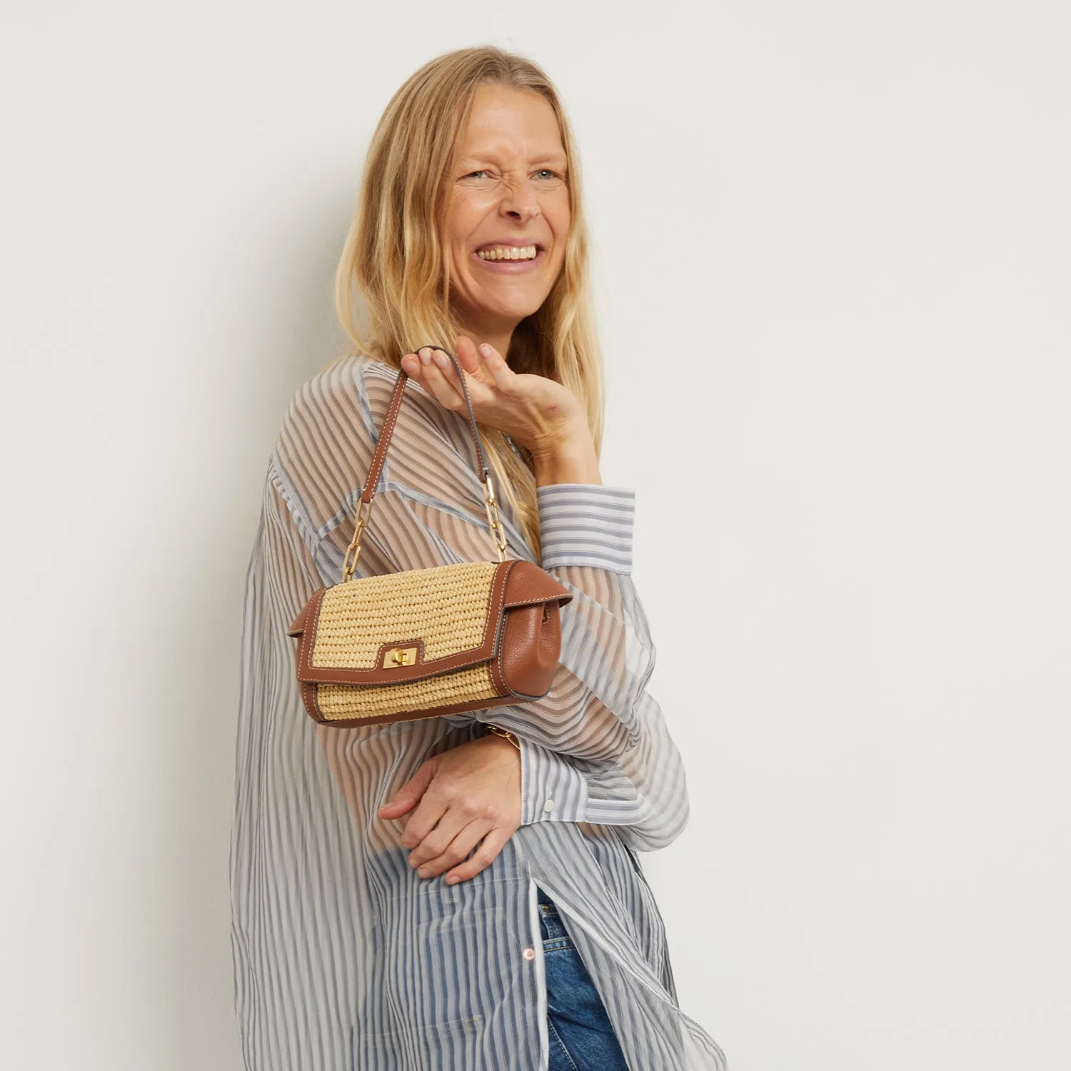 Raffia Tube Shoulder Bag sold by Anya Hindmarch product image thumbnail 2