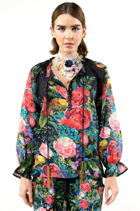 Zinnia Blouse sold by Aratta