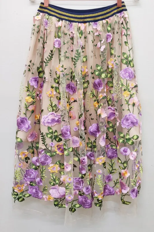 Lavender Love Skirt sold by Aratta