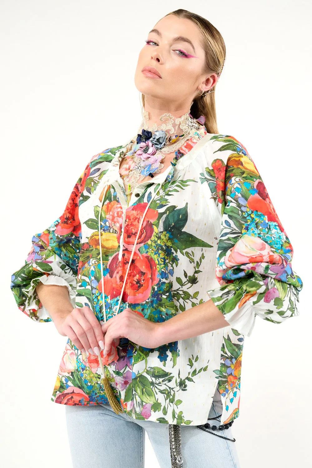 Zinnia Blouse sold by Aratta product image thumbnail 3