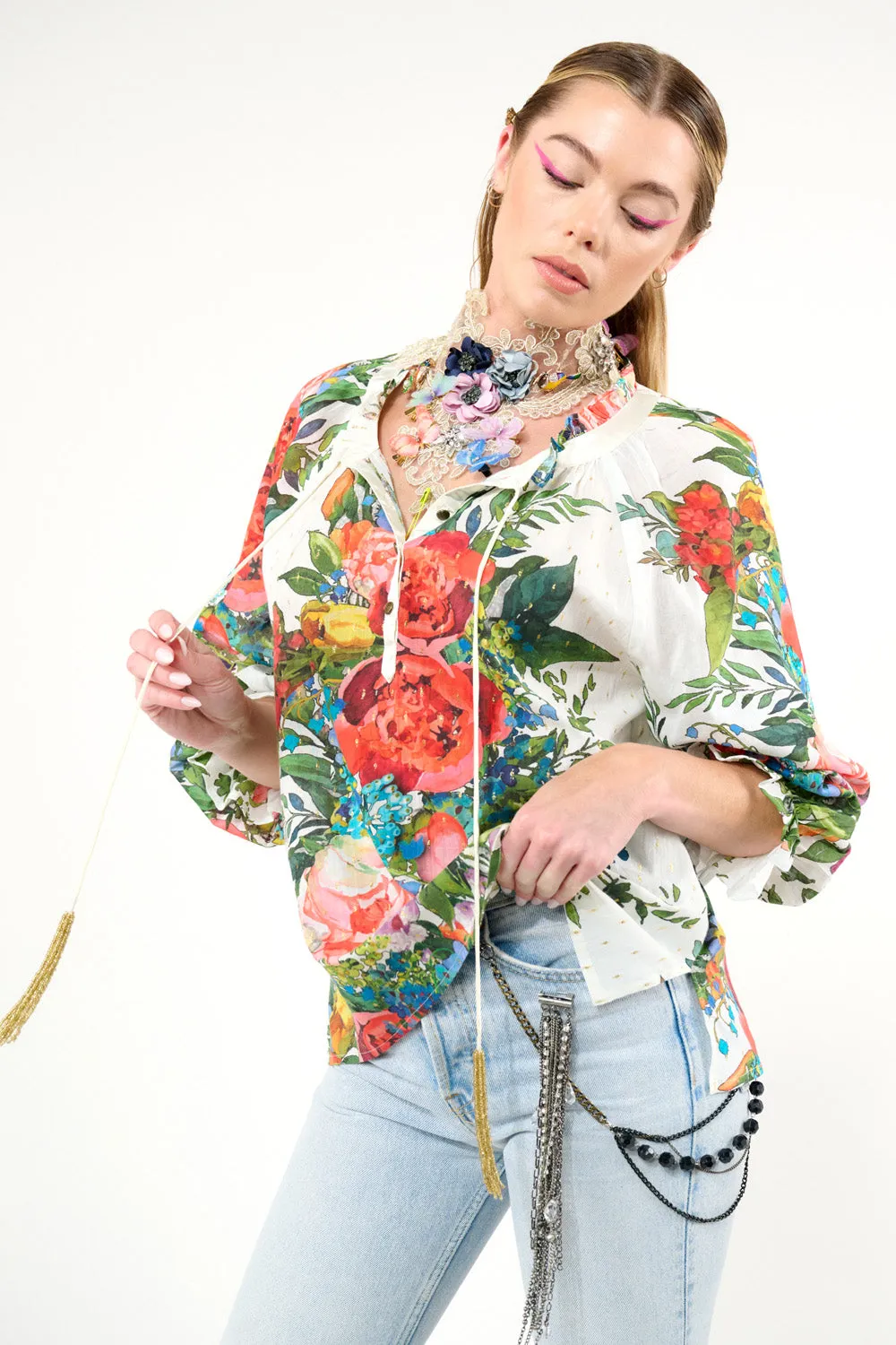 Zinnia Blouse sold by Aratta product image thumbnail 2