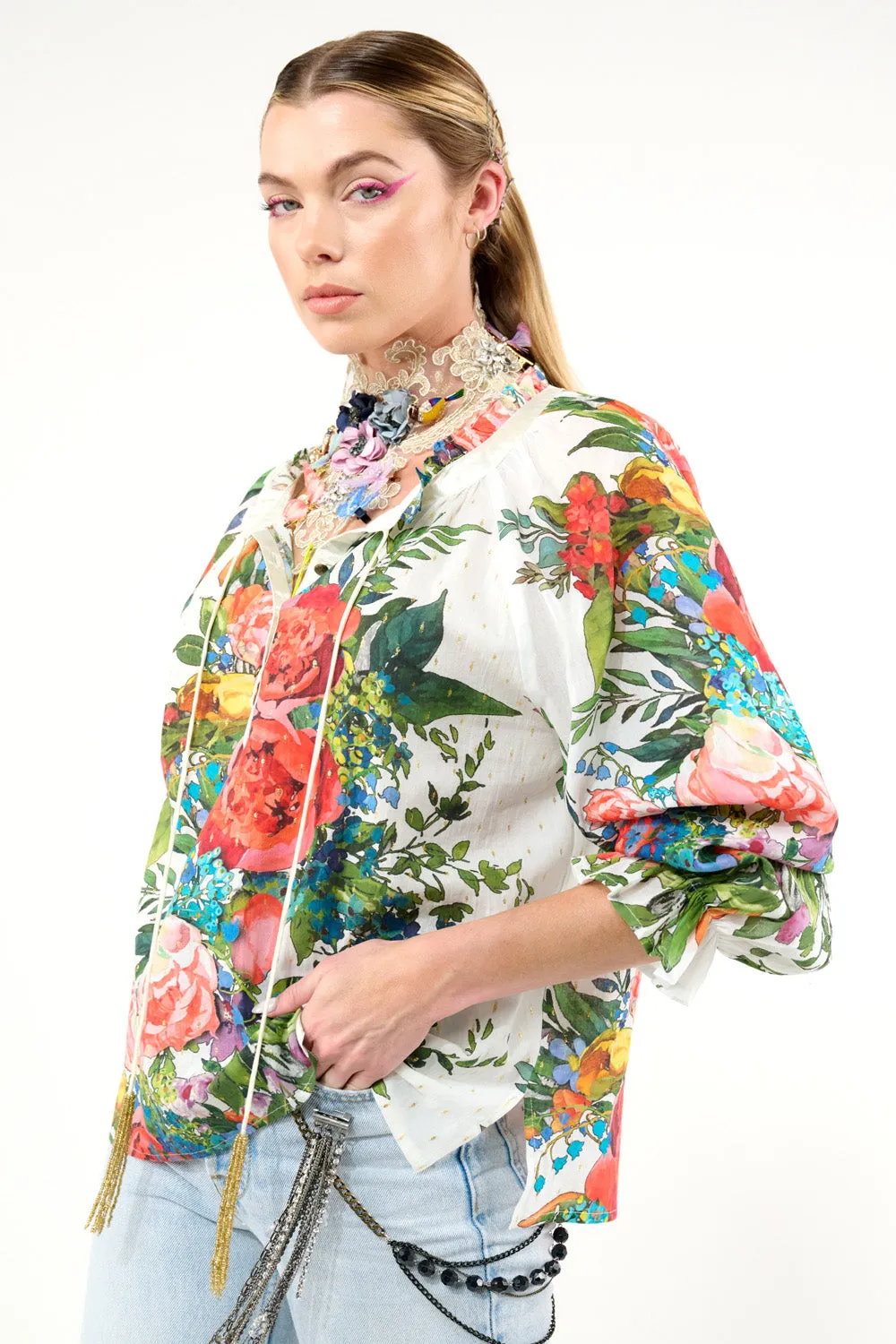 Zinnia Blouse sold by Aratta product image thumbnail 4