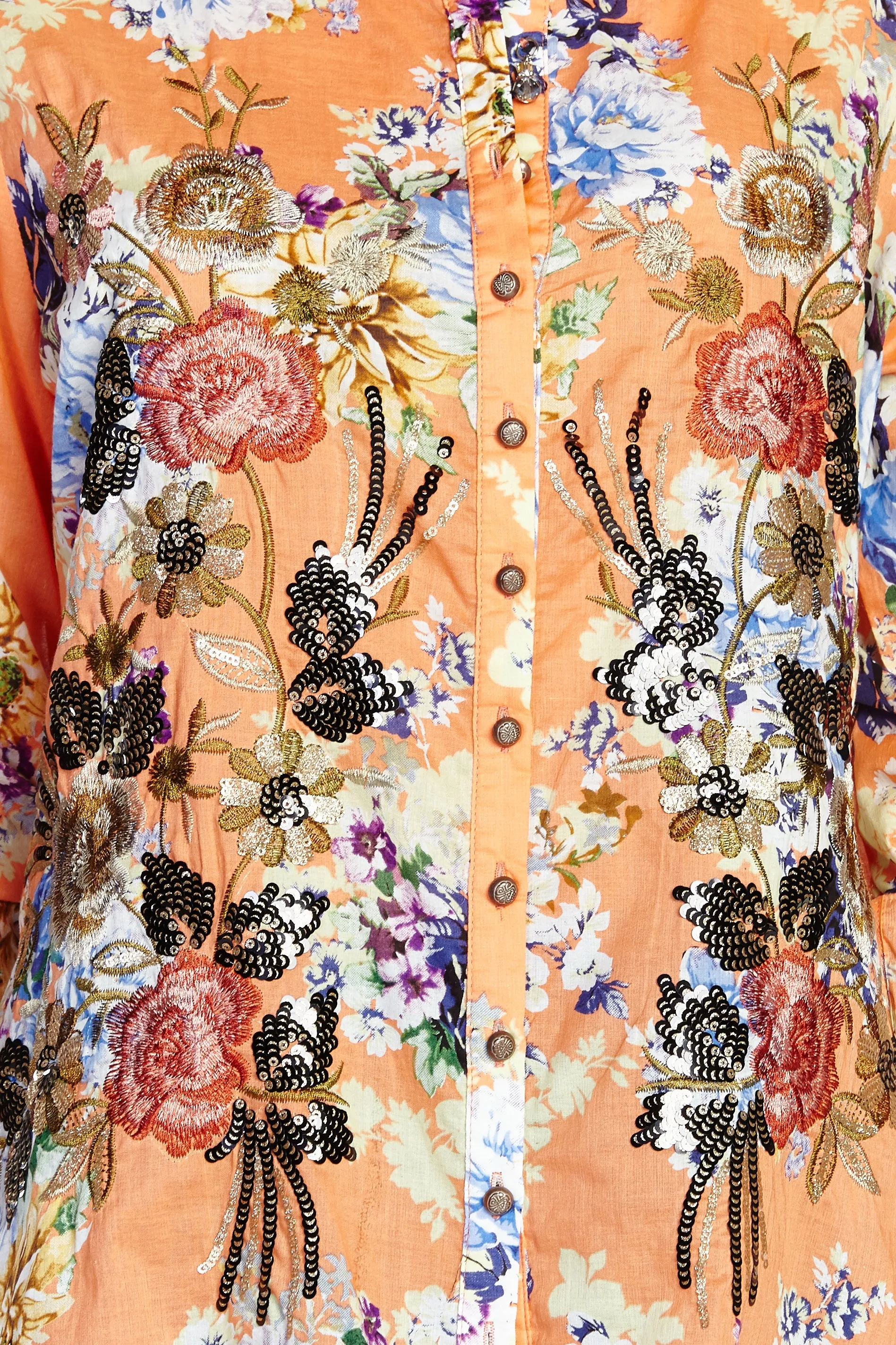 Claudine Agnes Embroidered & Embellished Shirt sold by Aratta product image thumbnail 3