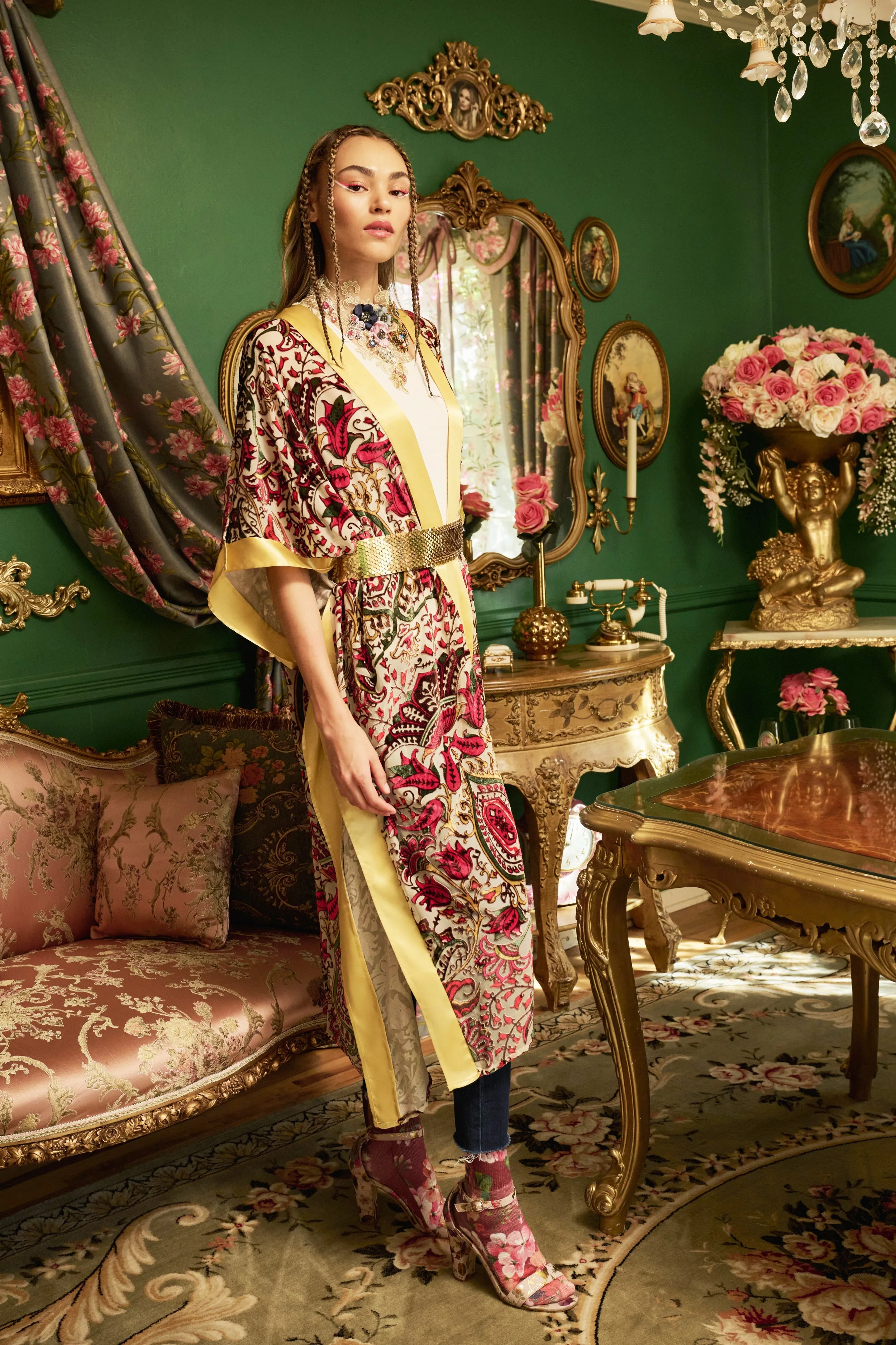 Adaline Kimono sold by Aratta product image thumbnail 3