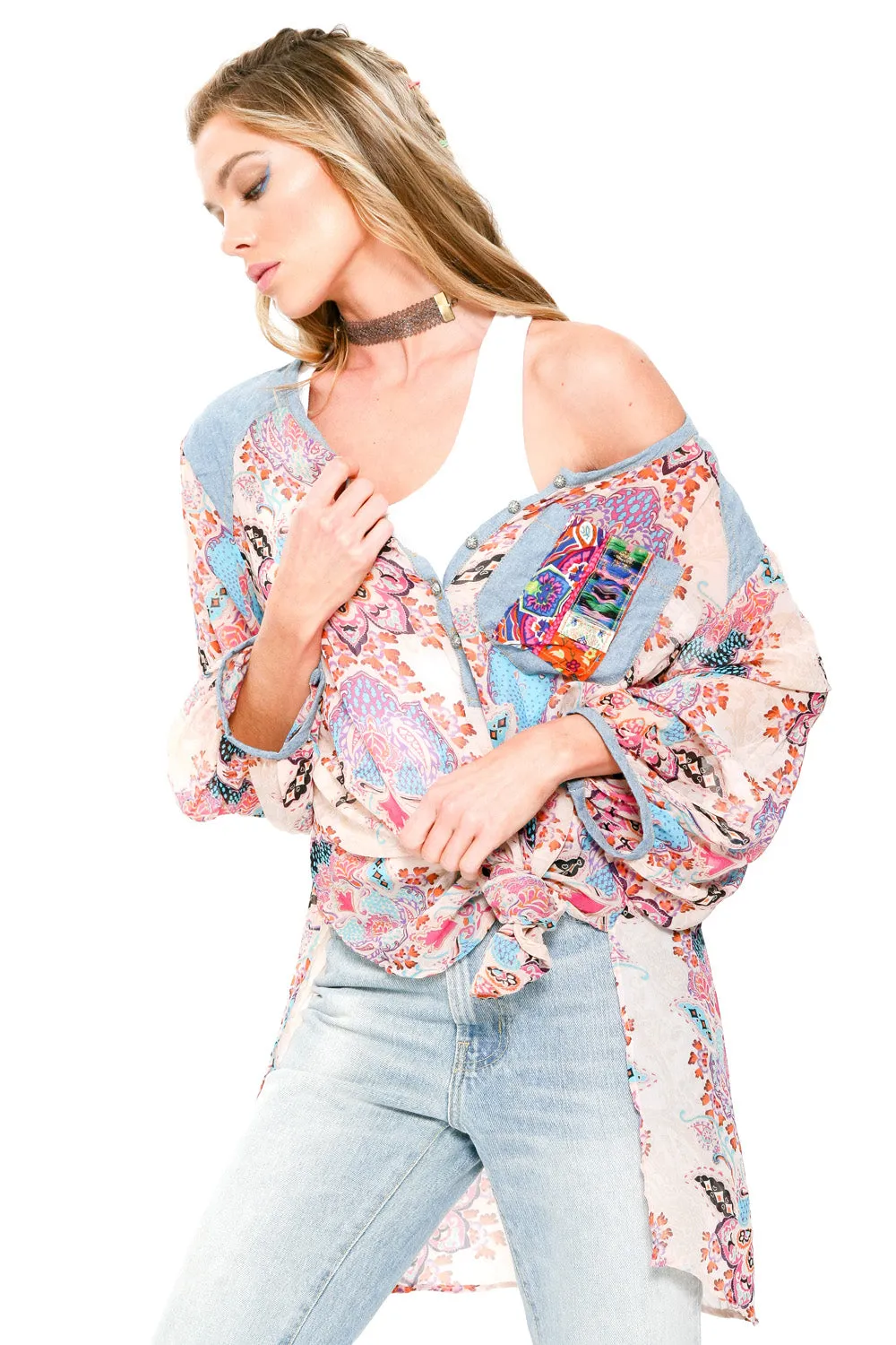 Miami Blouse sold by Aratta product image thumbnail 3