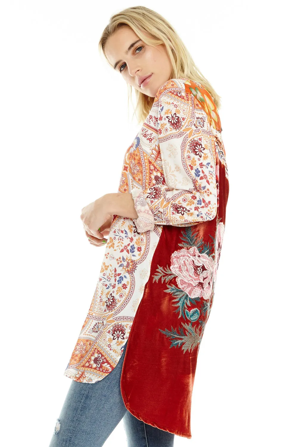 Burned Tulip Shirt sold by Aratta product image thumbnail 3