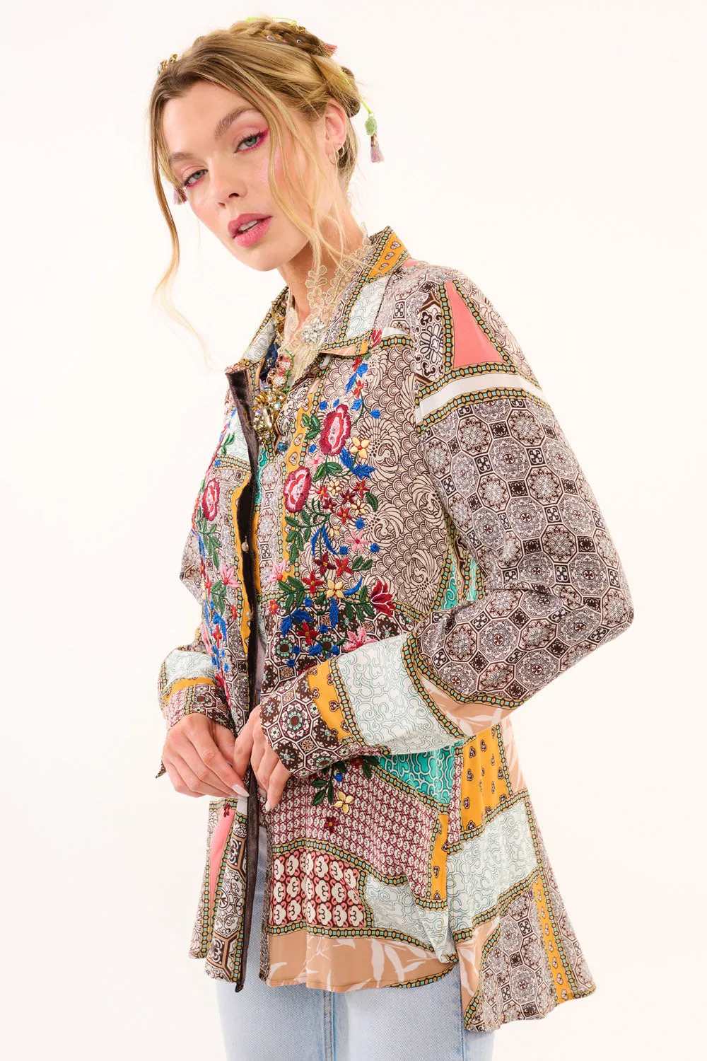 Beaded Luna Shirt sold by Aratta product image thumbnail 3