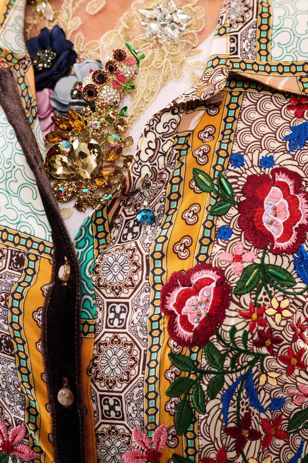 Beaded Luna Shirt sold by Aratta product image thumbnail 4