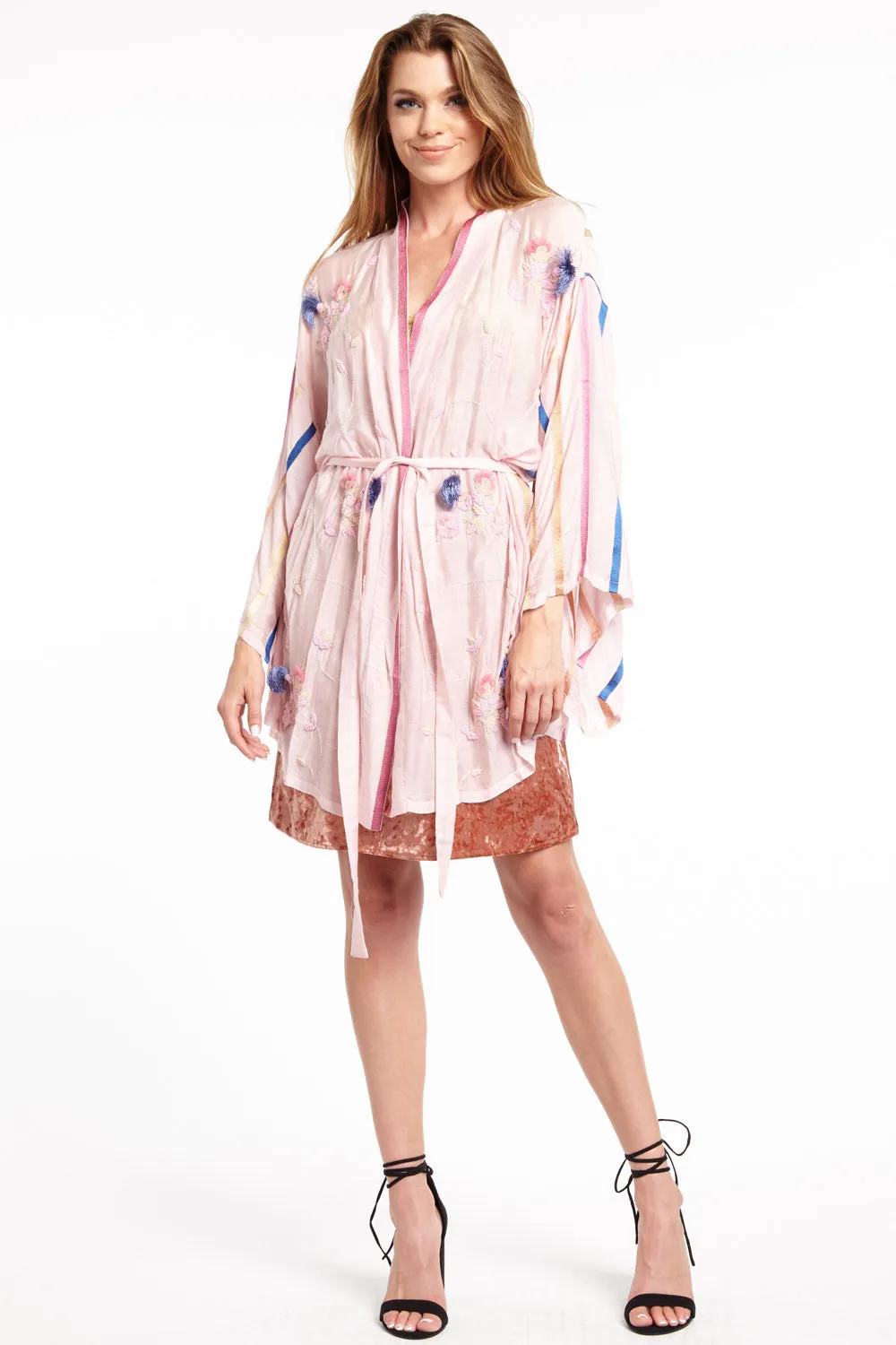 Most Delicate Hand-Embellished Kimono sold by Aratta product image thumbnail 2