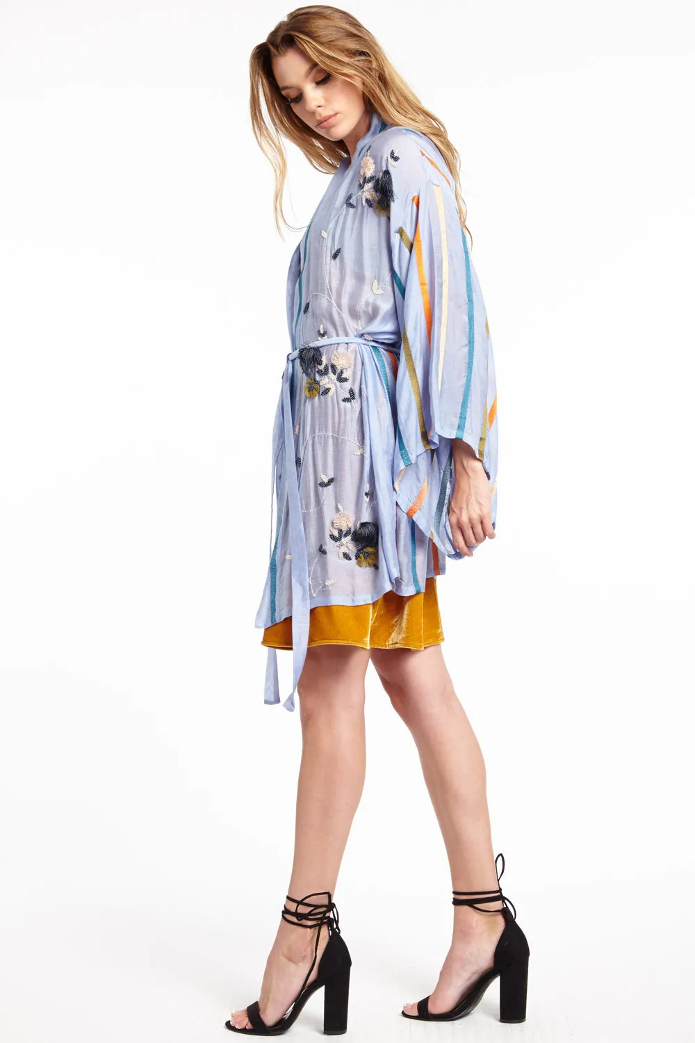 Most Delicate Hand-Embellished Kimono sold by Aratta product image thumbnail 5