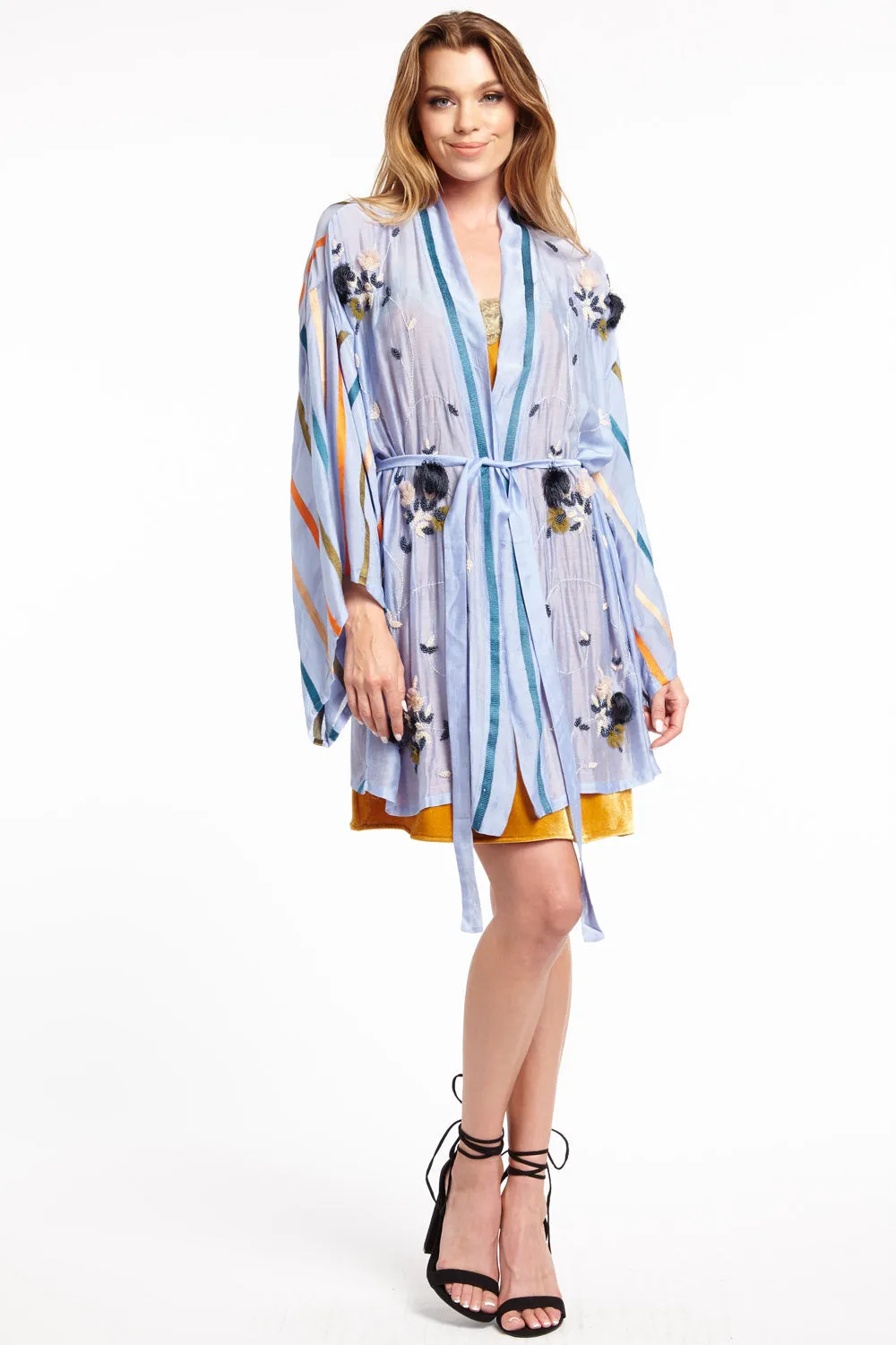 Most Delicate Hand-Embellished Kimono sold by Aratta product image thumbnail 2