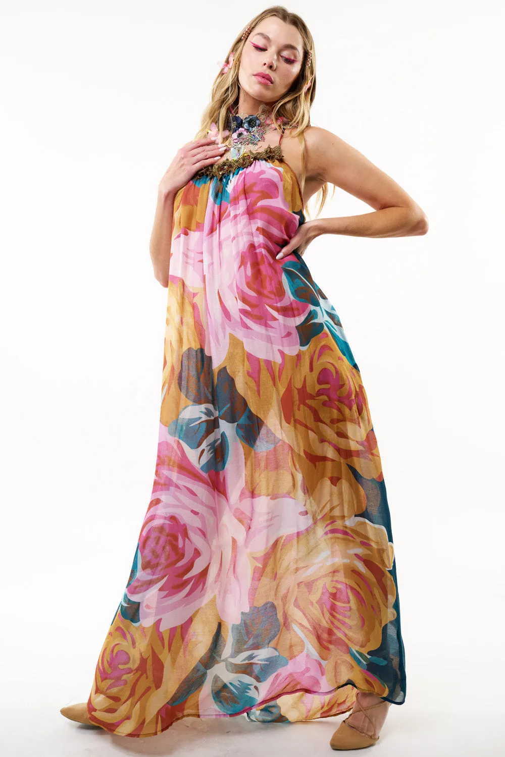 Exotic Maxi Dress sold by Aratta product image thumbnail 3