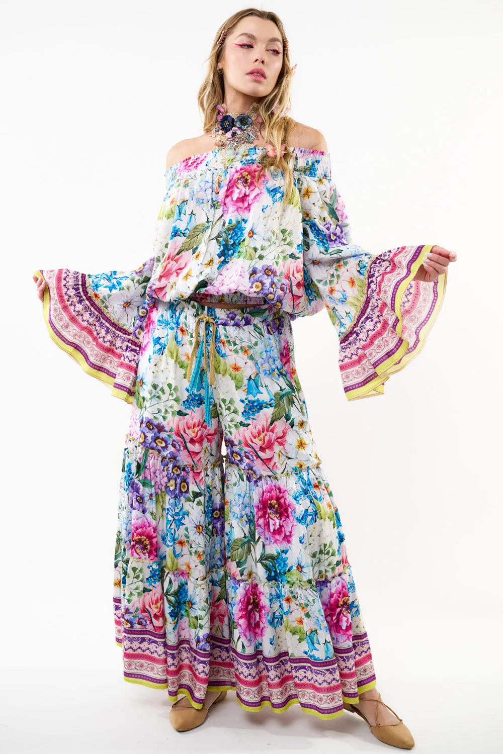 Ibiza Floral Pants sold by Aratta product image thumbnail 2