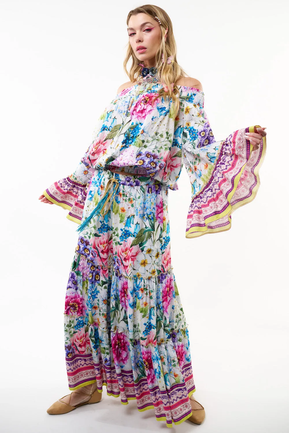 Ibiza Floral Pants sold by Aratta product image thumbnail 3