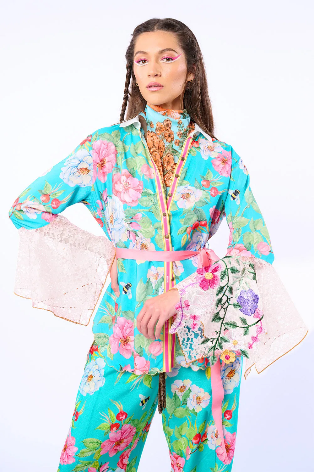 LA Ville Rose Shirt sold by Aratta product image thumbnail 2