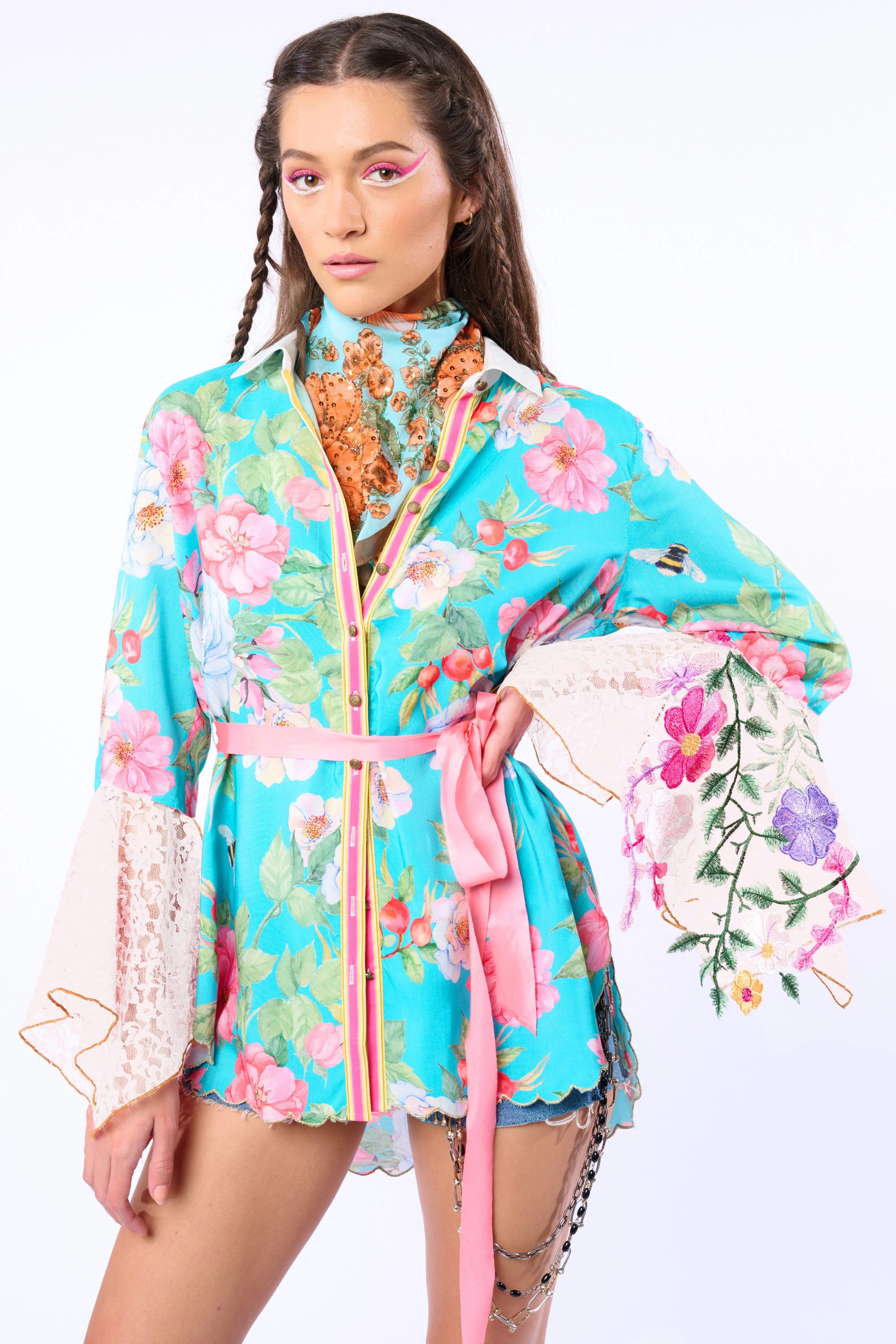 LA Ville Rose Shirt sold by Aratta product image thumbnail 3