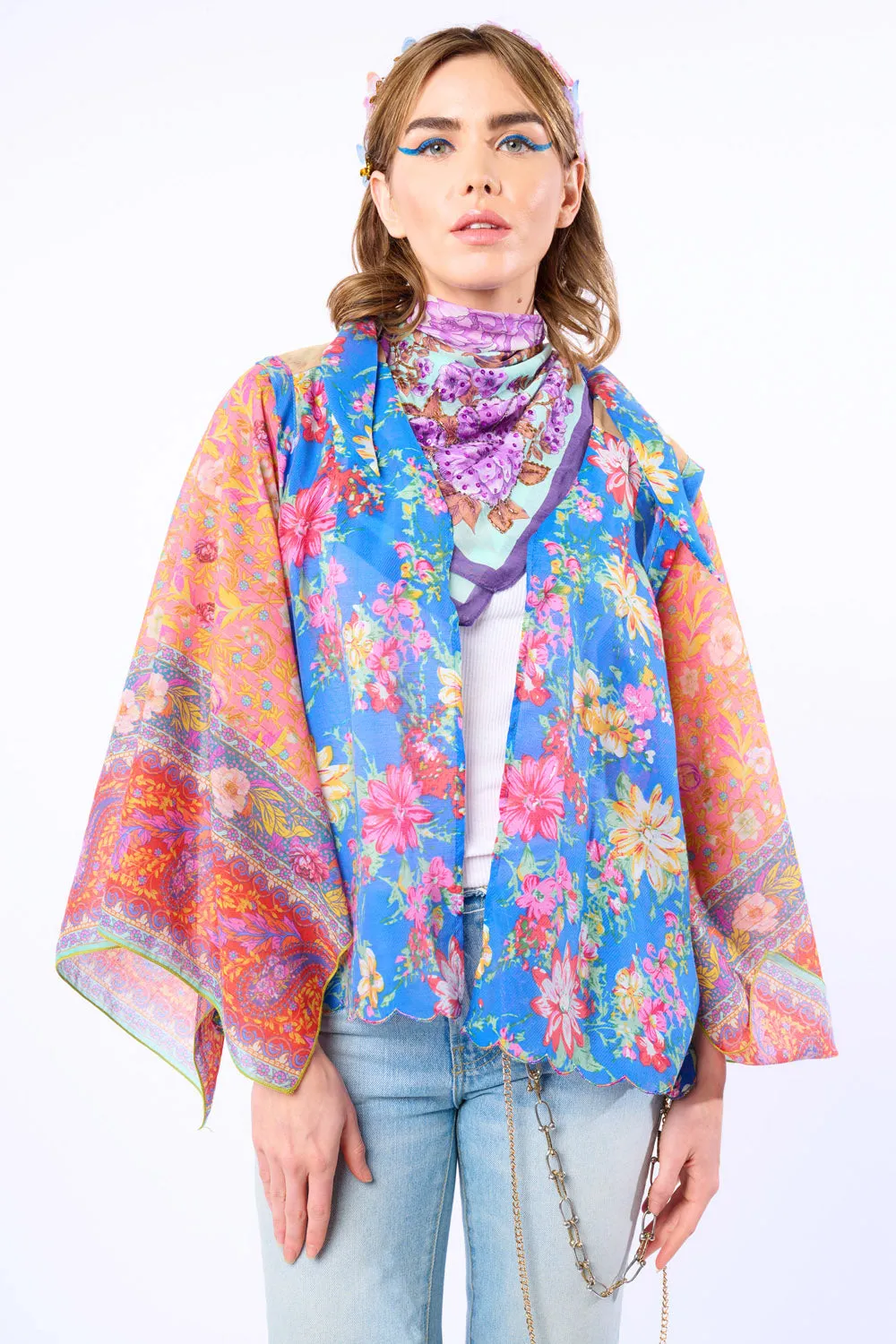 Bella Short Kimono sold by Aratta