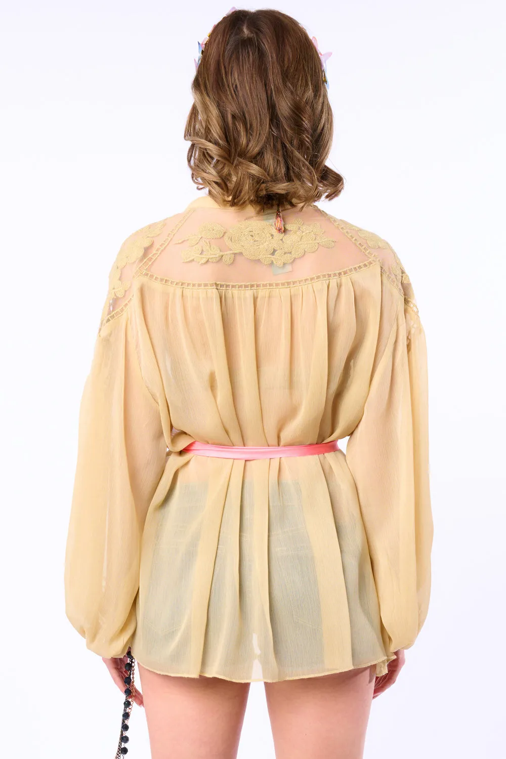 Amora Chiffon Hand - Embellished Blouse / Top sold by Aratta product image thumbnail 2