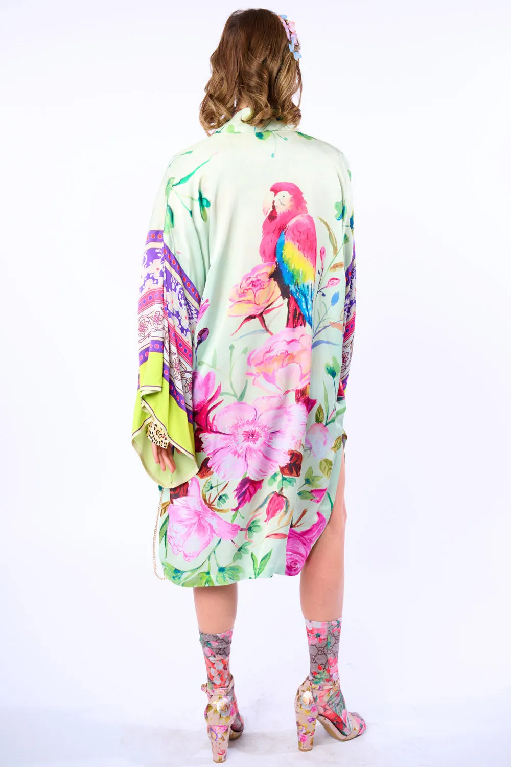 Tropical Mood Hand-Beaded Kimono/Topper sold by Aratta product image thumbnail 2