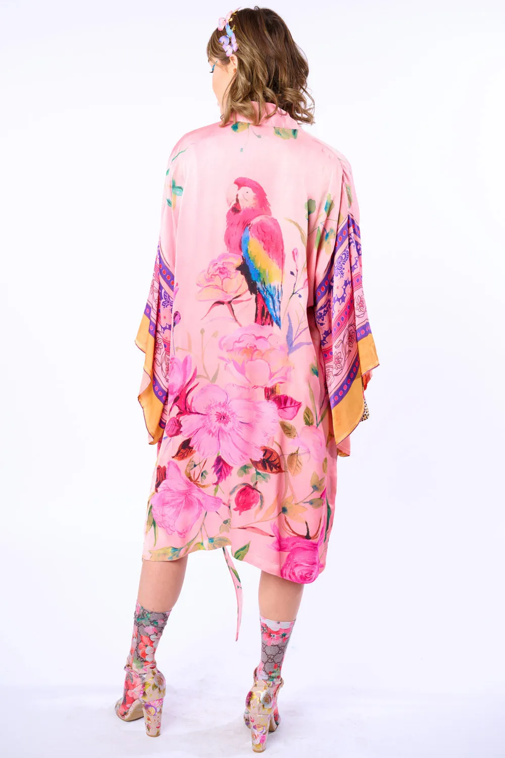 Tropical Mood Hand-Beaded Kimono/Topper sold by Aratta product image thumbnail 2