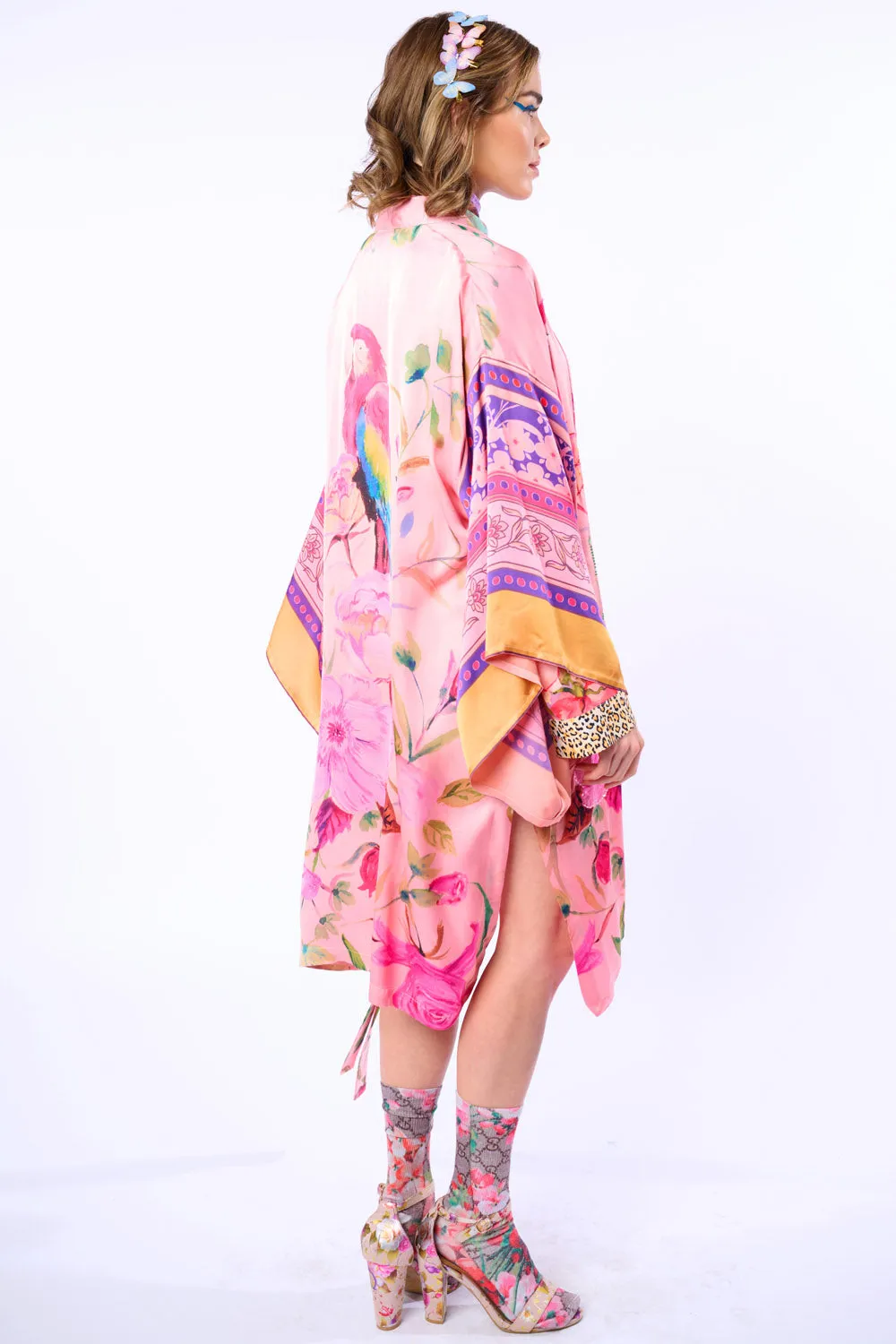 Tropical Mood Hand-Beaded Kimono/Topper sold by Aratta product image thumbnail 3