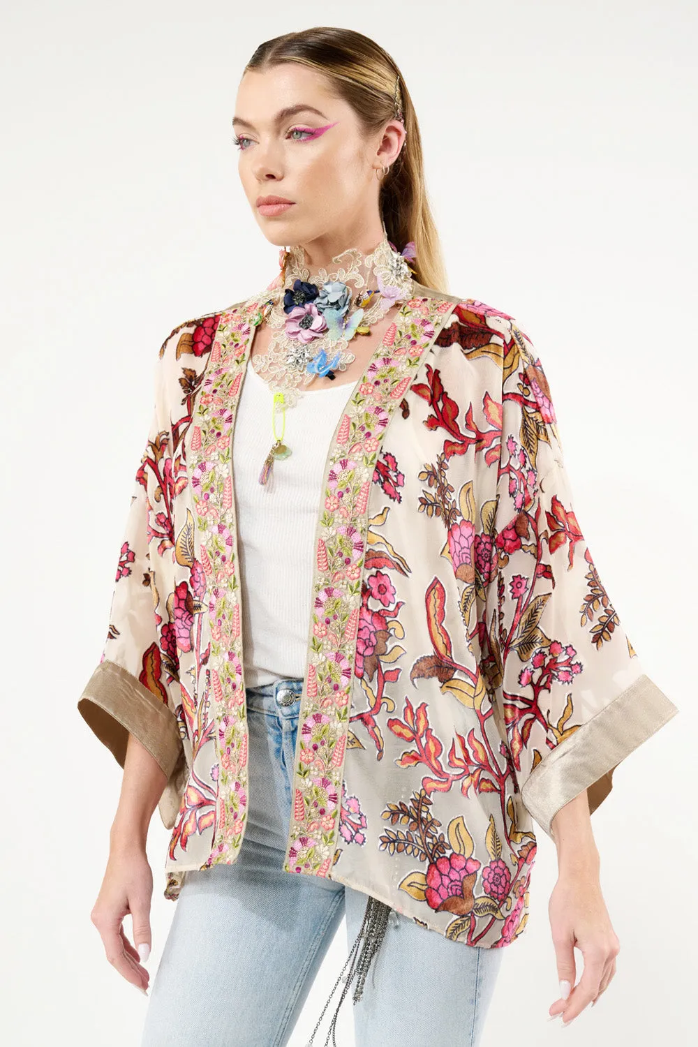 Holiday Jewels Kimono sold by Aratta product image thumbnail 4