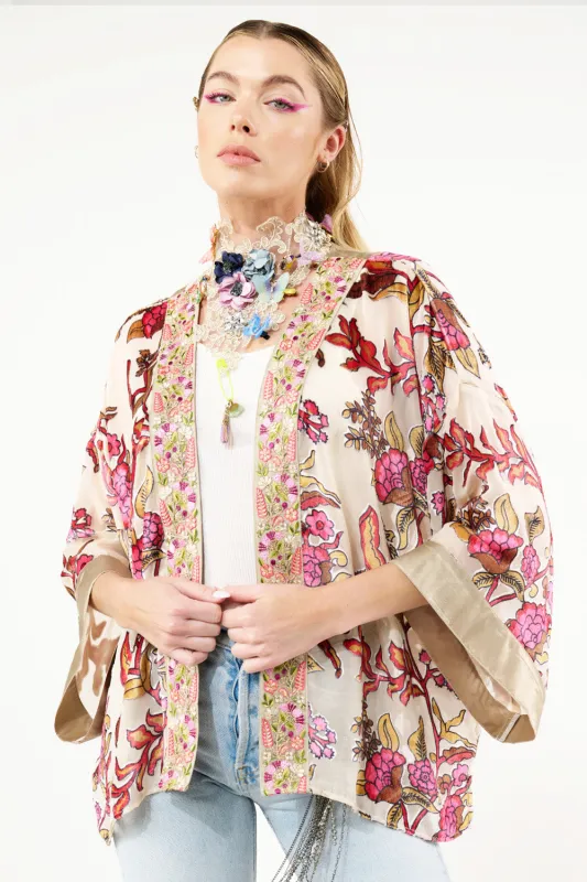 Holiday Jewels Kimono sold by Aratta