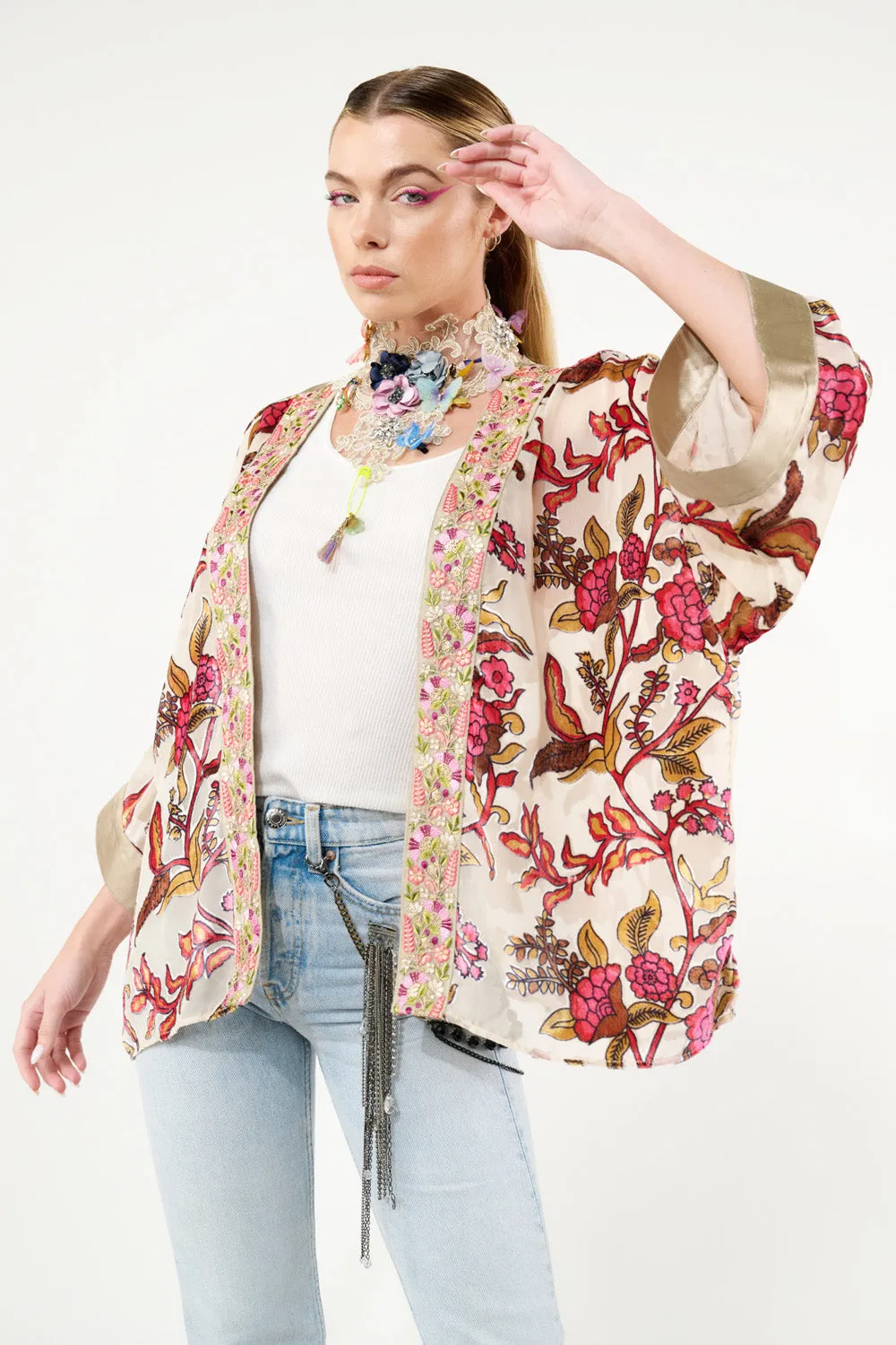 Holiday Jewels Kimono sold by Aratta product image thumbnail 2