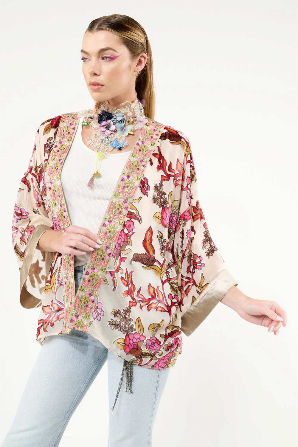 Holiday Jewels Kimono sold by Aratta product image thumbnail 3