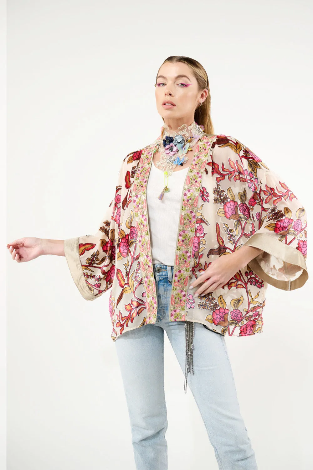Holiday Jewels Kimono sold by Aratta product image thumbnail 5