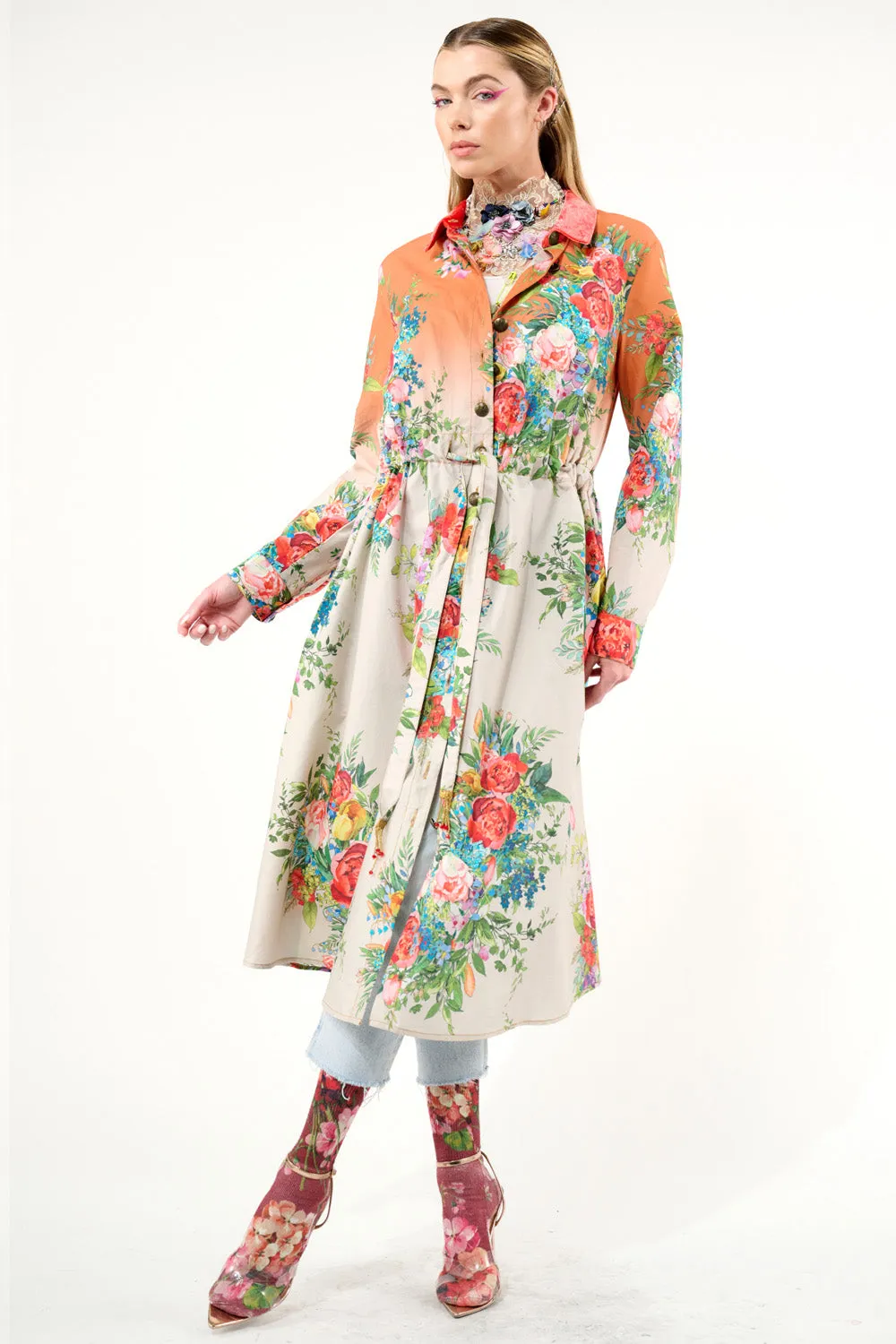 Zinnia Shirt-Dress sold by Aratta product image thumbnail 5